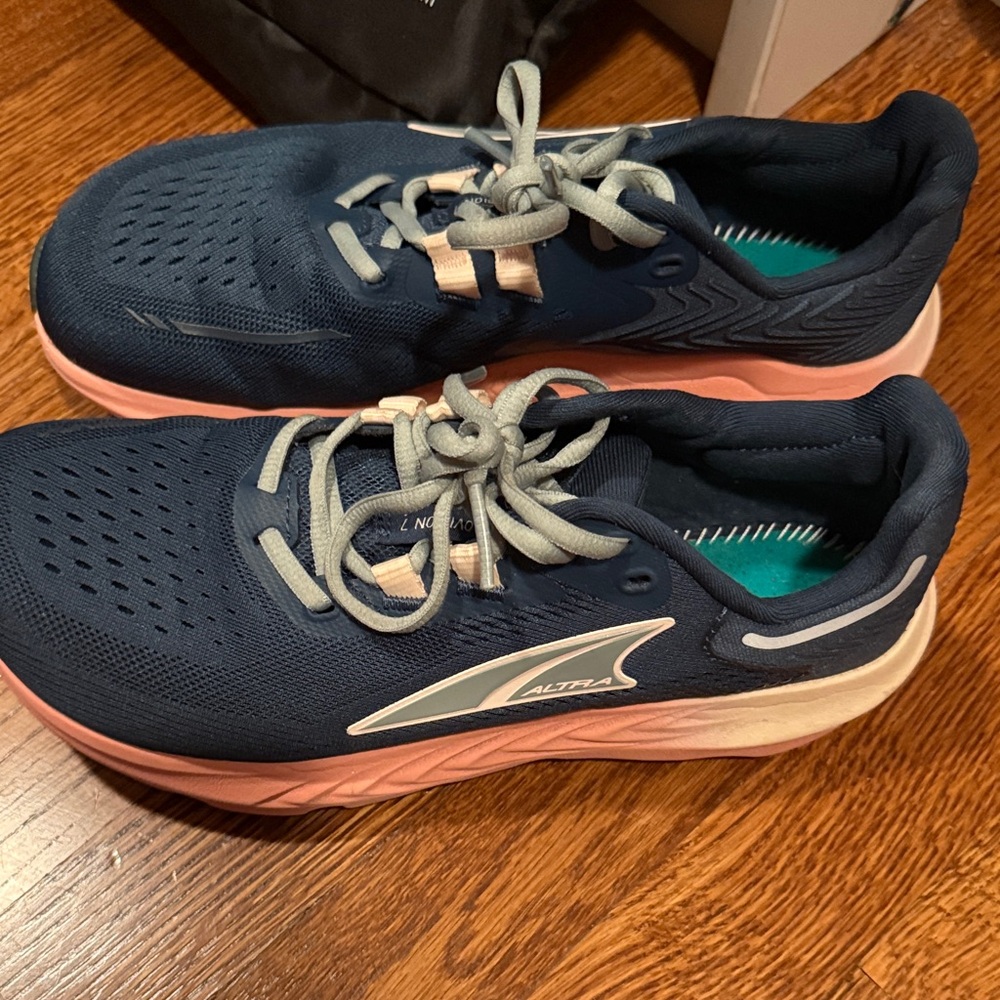 Altra Blue and Coral Athletic Shoes